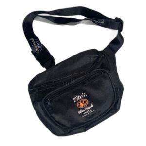Titos Vodka Fanny Pack Black Adjustable Cross Body Bag Adjustable Unisex Purse